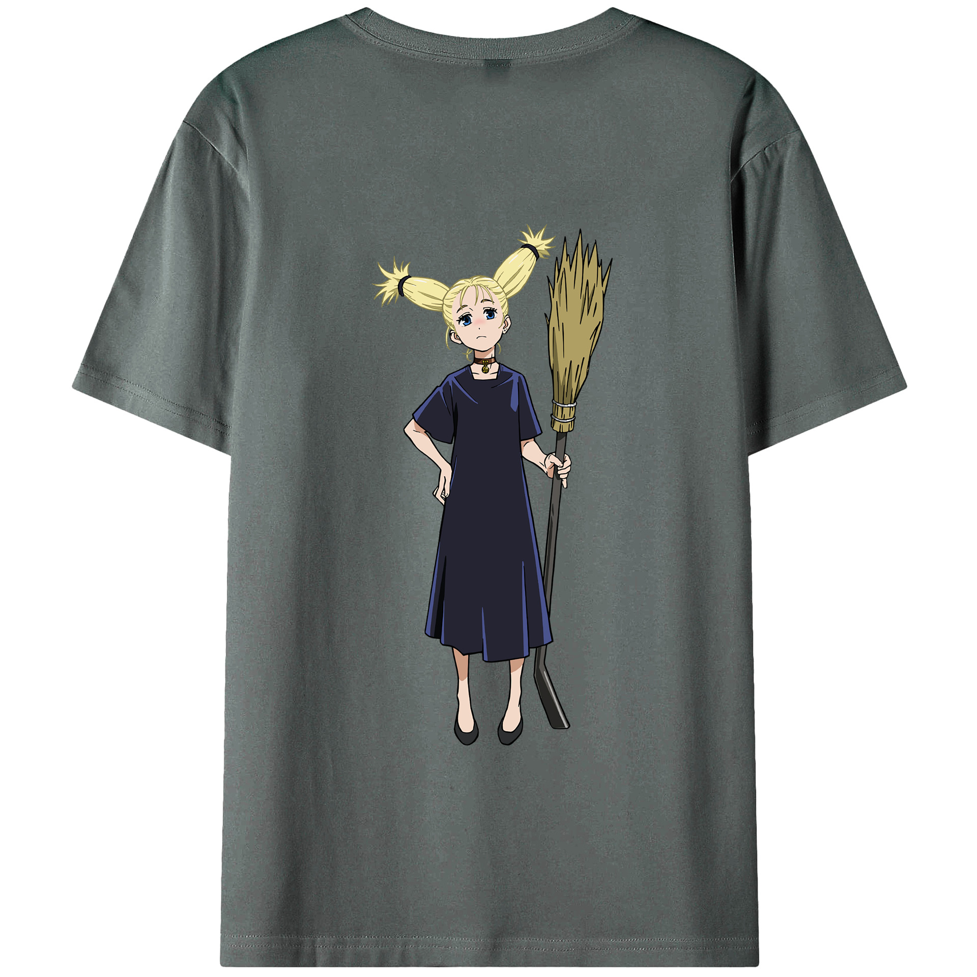 （画像用） 呪術廻戦 Jujutsu Kaisen 綿100％ メンズ半袖Tシャツ（バックプリント） 通気性